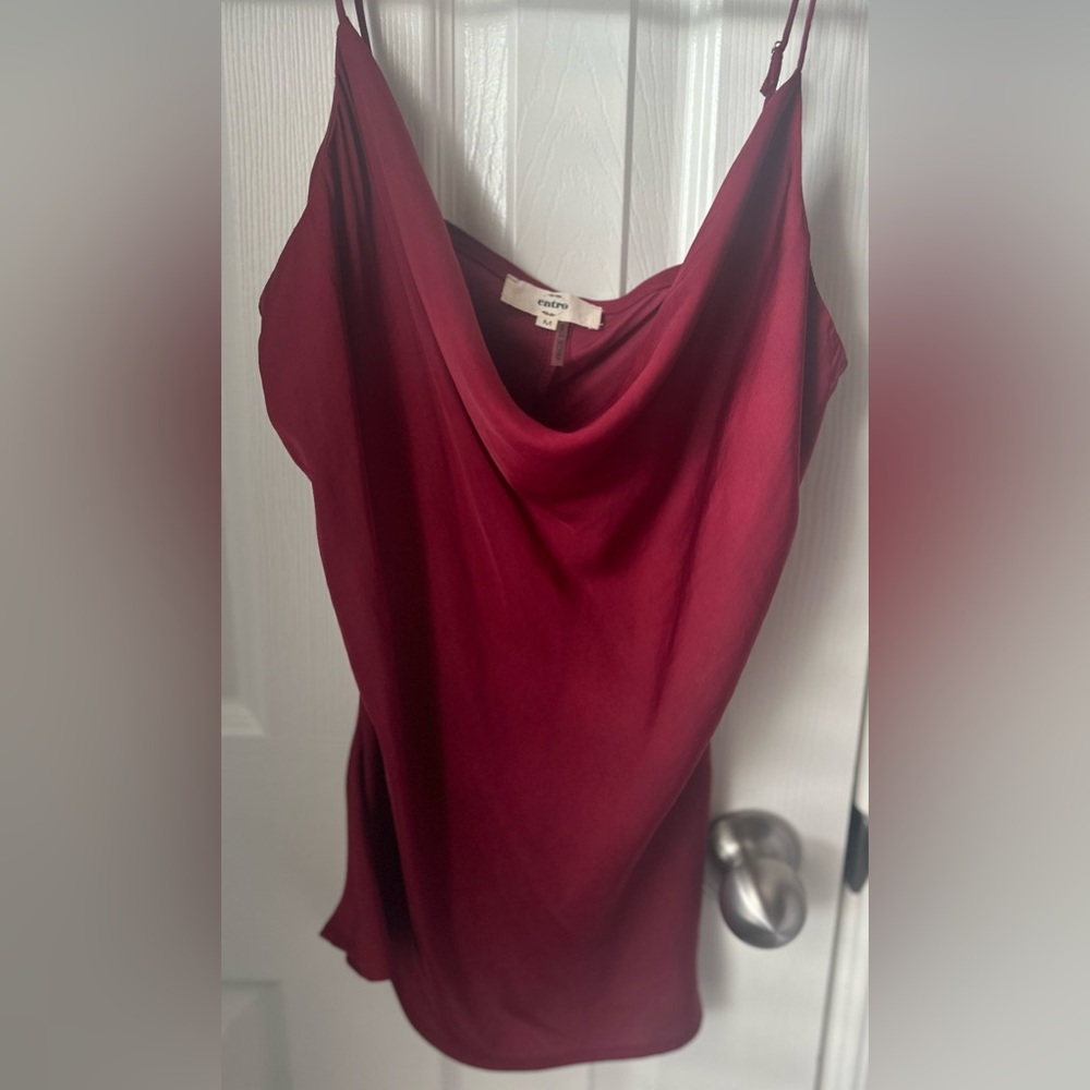 Entro Dark Red Camisole, Size M